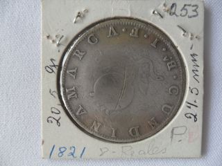 Colombia Coin 8 Reales 1821 Cundinamarca Ba.  J.  F.  V Vf Cat 253 photo