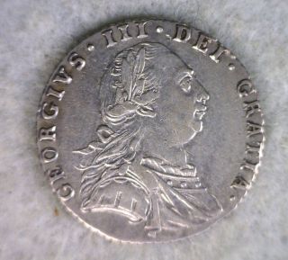 Great Britain 6 Pence 1787 Au British Silver Coin photo