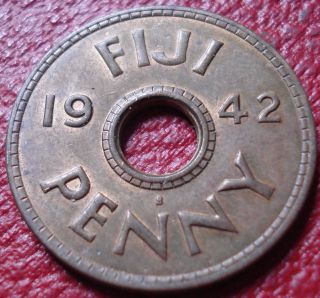 1942 - S Fiji Penny In Ef - Au photo
