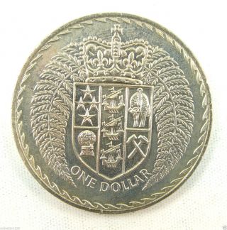 Zealand Dollar Coin,  1975,  Unc photo