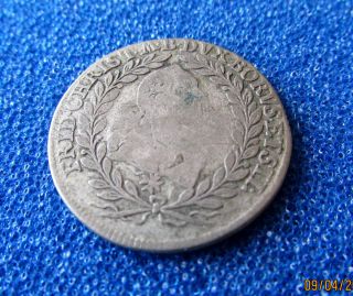 1763 Germany Silver Coin - 20 Kreuzer Brandenburg Bayreuth photo