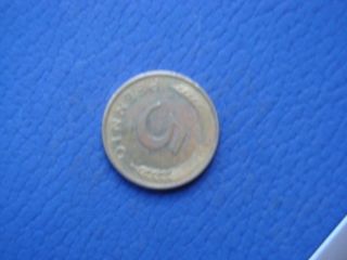 1986 - F Germany 5 Pfenning Coin photo