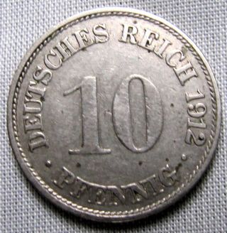 Germany 1912g - 10 Pfennig photo