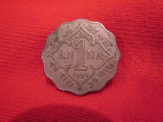 1935 (b) One 1 Anna British India Km 513 Mumbai (bombay) World Coin photo
