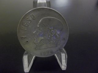1974 Un Peso Mexico World Coin Circulated photo
