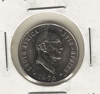 South Africa 10 Cents,  1976 photo