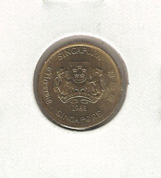 Singapore 5 Cents,  1988 photo