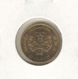 Singapore 5 Cents,  1989 photo