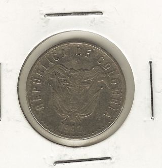 Colombia 50 Pesos,  1992 photo