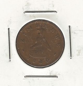 Zimbabwe Cent,  1980 photo
