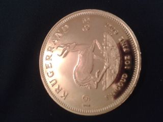 Antique Gold Coin 1983 South Africa 1oz Krugerrand In Excelent photo