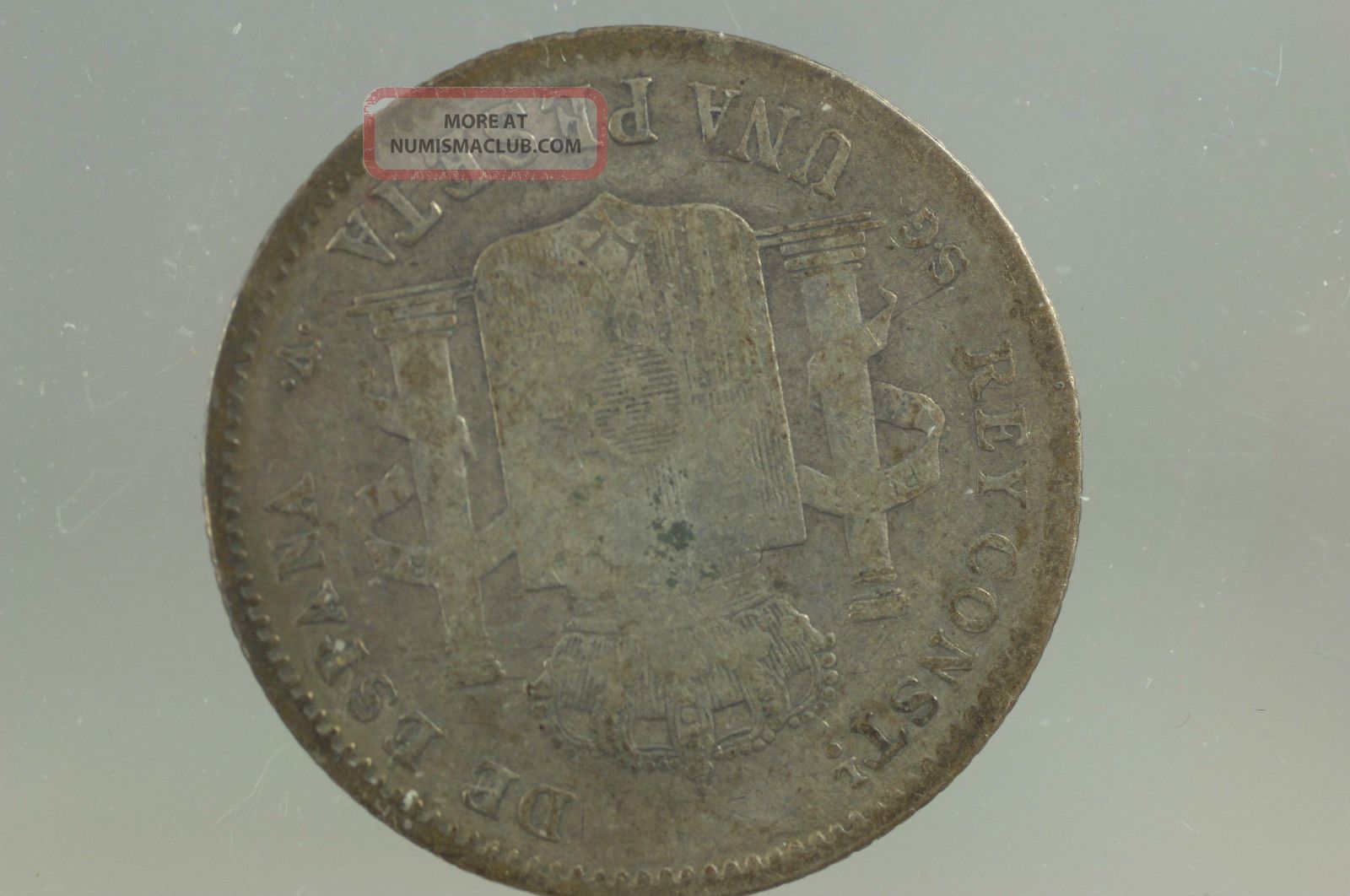 Spain 1899 Peseta Silver Coin
