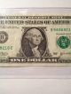 $1.  00 Federal Reserve Note 2003 Error.  Extremely Dark Plate Flooded Test Note Paper Money: US photo 2