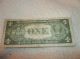 Vintage United States Of America One Dollar Bill/note 1935 E Blue Seal Series Small Size Notes photo 1