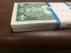 $1 1935h Silver Certificate Pack Banded Gem Cu As Printed Small Size Notes photo 1