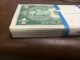 $1 1935h Silver Certificate Pack Banded Gem Cu As Printed Small Size Notes photo 2