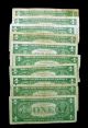 (10) 1957 $1 One Dollar Silver Certificate Blue Seal - Only 1 Is A Star Note Small Size Notes photo 1