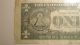Bill One Dollar Rare Defect Error Large Margin Paper Money: US photo 3