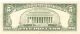 1963 $5 Five Dollar United States Star Note Red Seal Note Small Size Notes photo 1