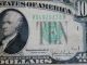 1934 D Ten Dollar Bill Small Size Notes photo 3