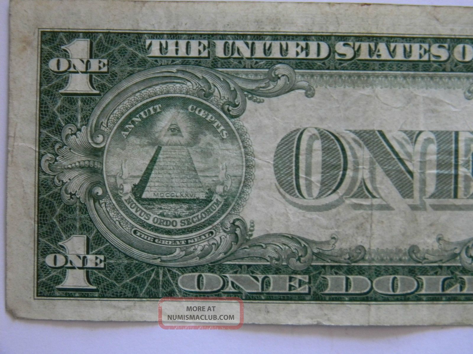 1935d One (1) Dollar Silver Certificate D Series Note