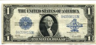 1923 U.  S.  $1 One Dollar Silver Certificate Note Bill Vf - Ef - You Grade photo