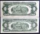 Almost Uncirculated One 1953b $2 & One 1963a $2 United States Note (17) Small Size Notes photo 1