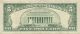 1963 $5.  00 United States Note Red Seal Small Size Notes photo 1