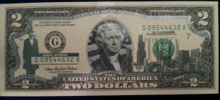 State Of Illinois $2 Two Dollar Bill - Uncirculated Authentic Legal Tender photo