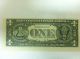Mis Cut Us One Dollar Uncirculated Paper Money: US photo 1