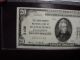 1929 $20 Frbn,  Union Marketbank Watertown,  Ma.  Ch 2108 T - 1 Cga About Unc 50 Paper Money: US photo 1