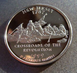 1999 - S Jersey Clad Proof State Quarter A Beauty (not Silver) photo