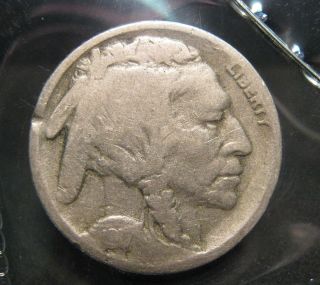 1917 - D Buffalo Nickel - Two Feather - Vg - K58 photo