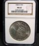 1884 - O Morgan Silver Dollar - Ngc Ms63 - O/o - Vam 10 - Top 50 009 Coins: US photo 1