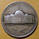 1943 P Jefferson Nickel - 40% Silver - Obverse Lamination Error Coins: US photo 3