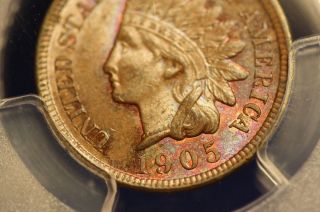 1905 1c Rd Indian Cent Pcgs Ms 63 photo