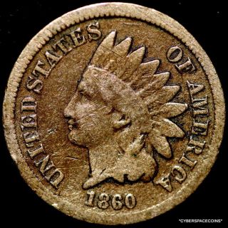 1860 Grade Indian Head Cent photo