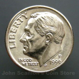 1996 - P Roosevelt Dime 10c Us Coin Choice Bu photo