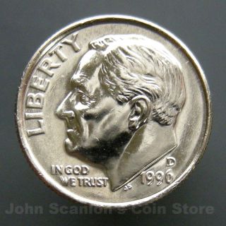 1996 - D Roosevelt Dime 10c Us Coin Choice Bu photo