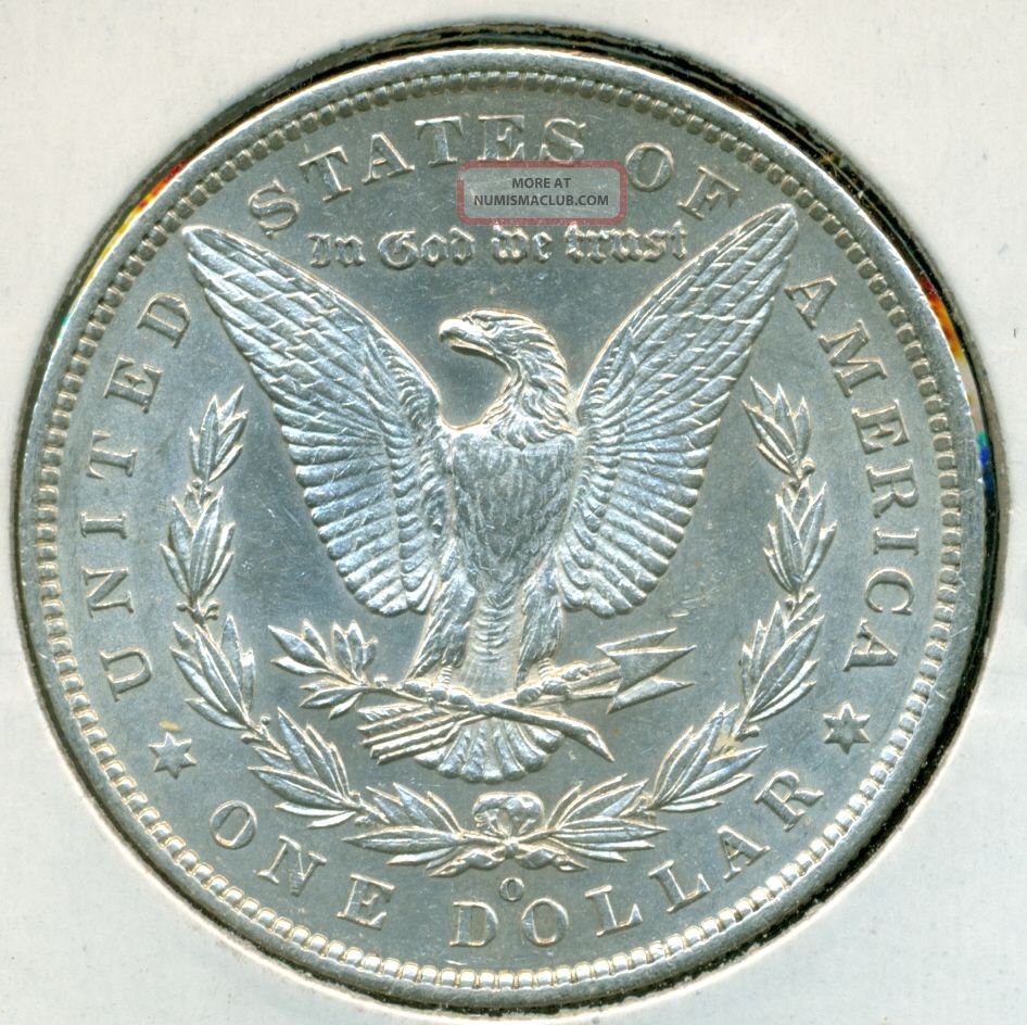 1884 - O - Us Morgan Silver Dollar Ch - Au In 90% Silver White Coin