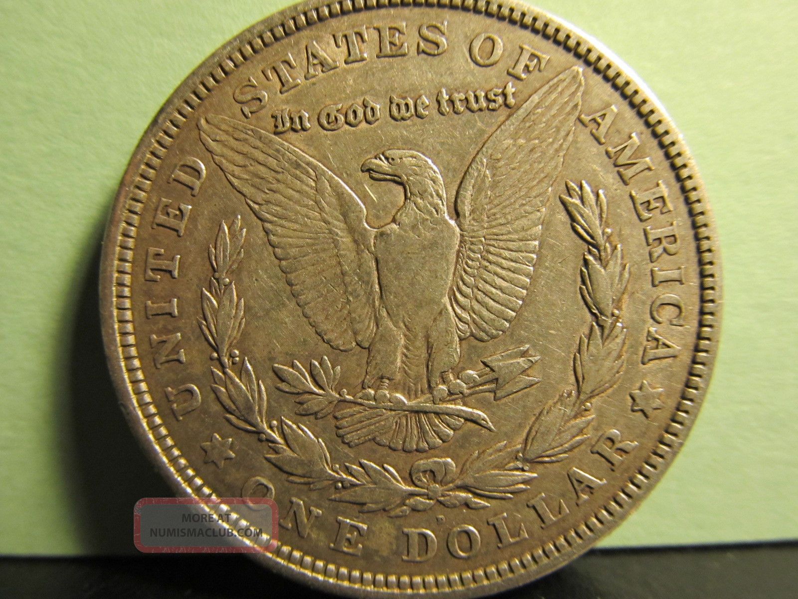 1921 D Liberty Head Morgan Silver Dollar Xf