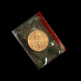1996 D Lincoln Memorial Penny Uncirculated Coin Cello photo