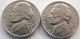 1982 P&d Xf/au Jefferson Nickels. . Nickels photo 1