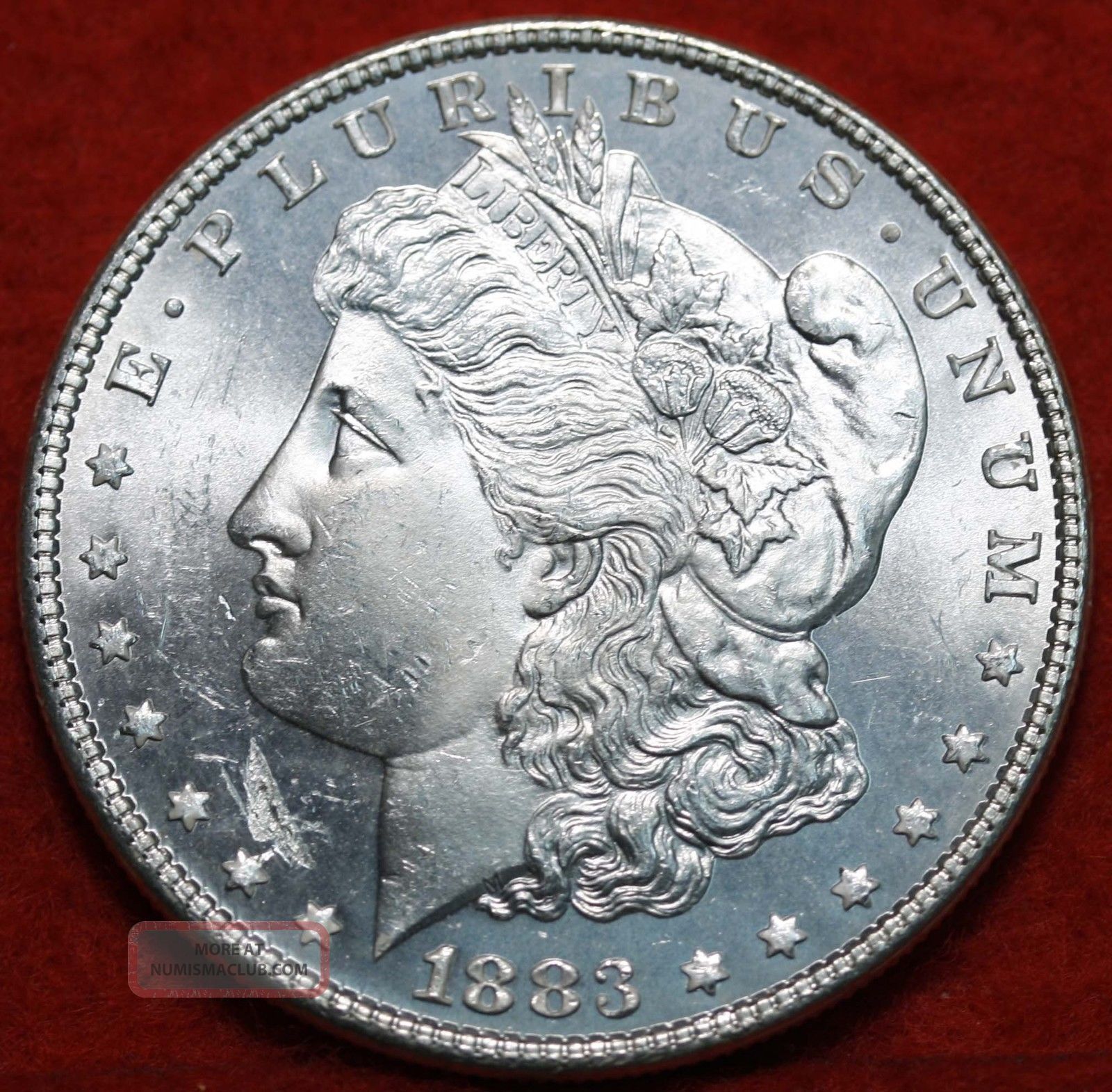 Uncirculated 1883 Silver Morgan Dollar S h uncirculated-1883-silver-morgan-dollar-s-h