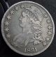 1831 Silver Capped Bust Half Dollar 50 C.  Full Liberty 1831 Half Dollars photo 2