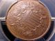 1867 Two Cent 2c Piece Pcgs Ms63rb Rare Coin Quick Mh21 Coins: US photo 4
