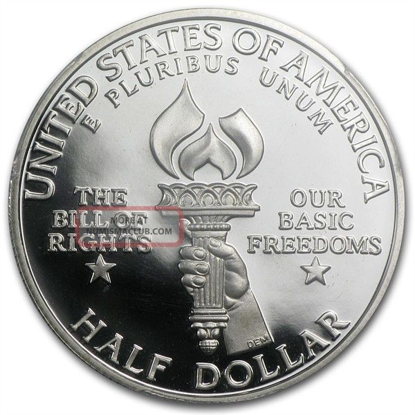 1993 S Bill Of Rights Madison Silver Half Dollar 50c Pcgs Pr70dcam