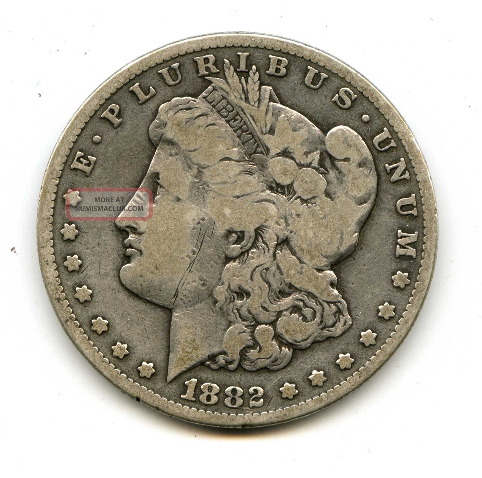 1882 Cc Morgan Silver $1 Dollar