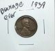 1939 Lincoln Cent - Rare? Blockage? What Is This? Look Please +++++++free Coins: US photo 1