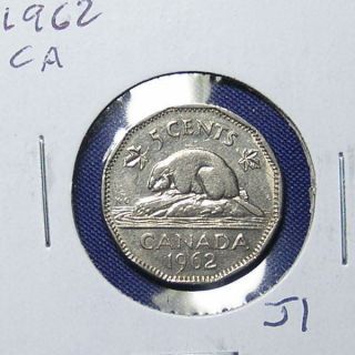 1962 Canada Five Cents - Great Colectible. photo
